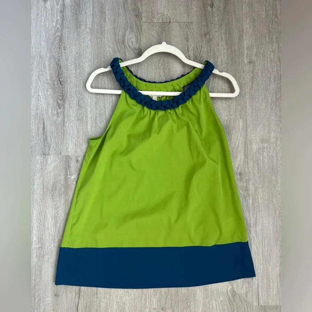 Banana Republic Sleeveless Green Tank Women's Size Medium